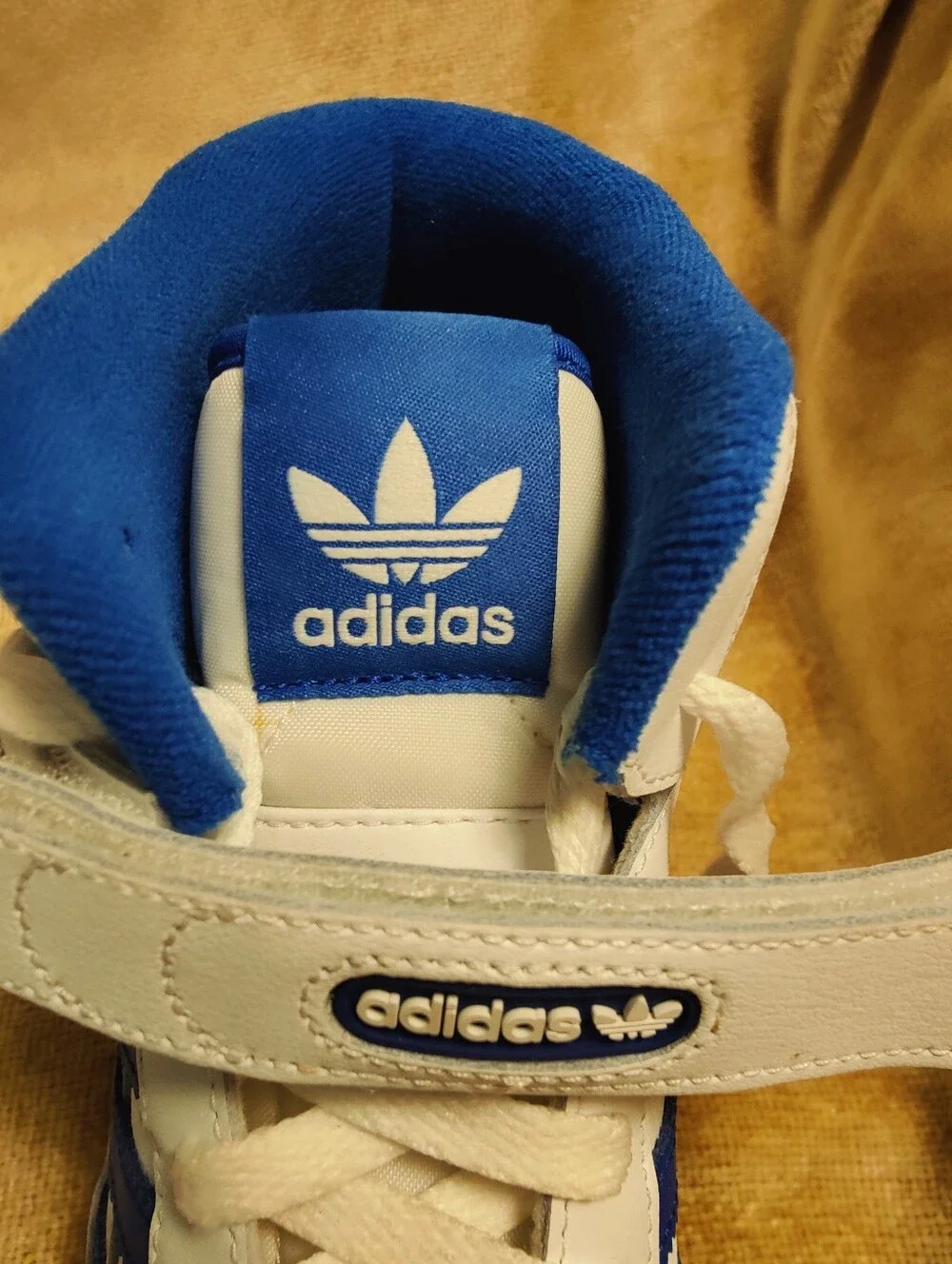 Adidas Forum Mid 84 OG – White/Royal Blue – Men’s Size 9.5